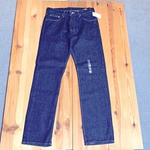 NWT City Streets men’s slim straight leg blue jeans 30 X 32